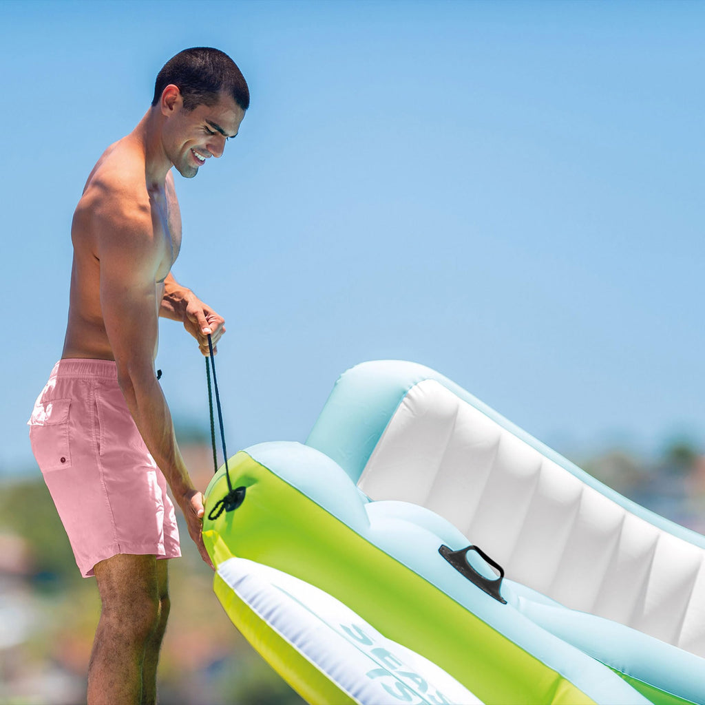 Inflatable Island Float with Built In Cooler and Cup Holder K135420