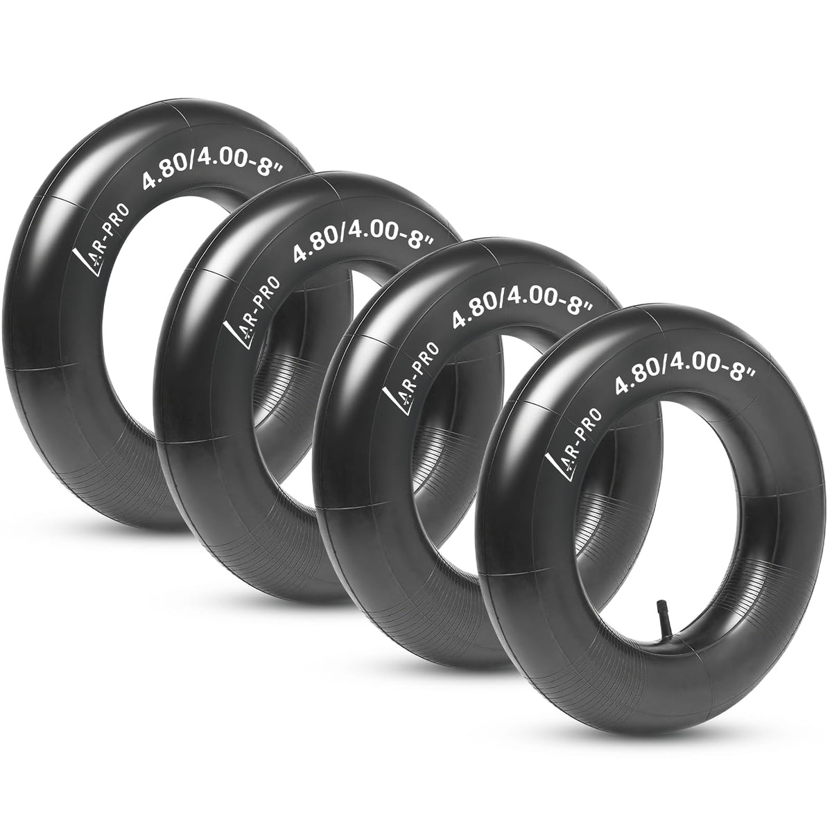 4.80/4.00-8" Inner Tube with TR-13 Straight Valve Stem (4-Pack) Z2652