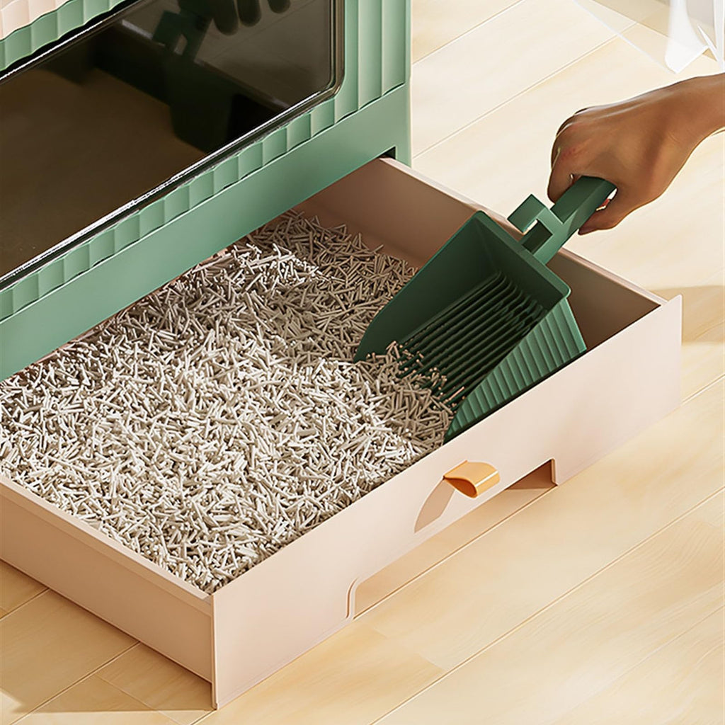 Foldable Cat Litter Box with Lid B267
