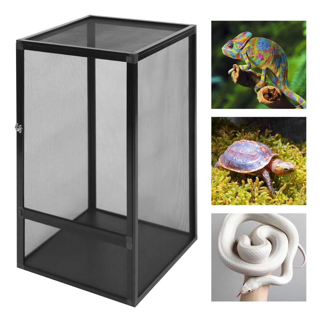 Reptile Mesh Cage Screen Terrarium Enclosure L77534