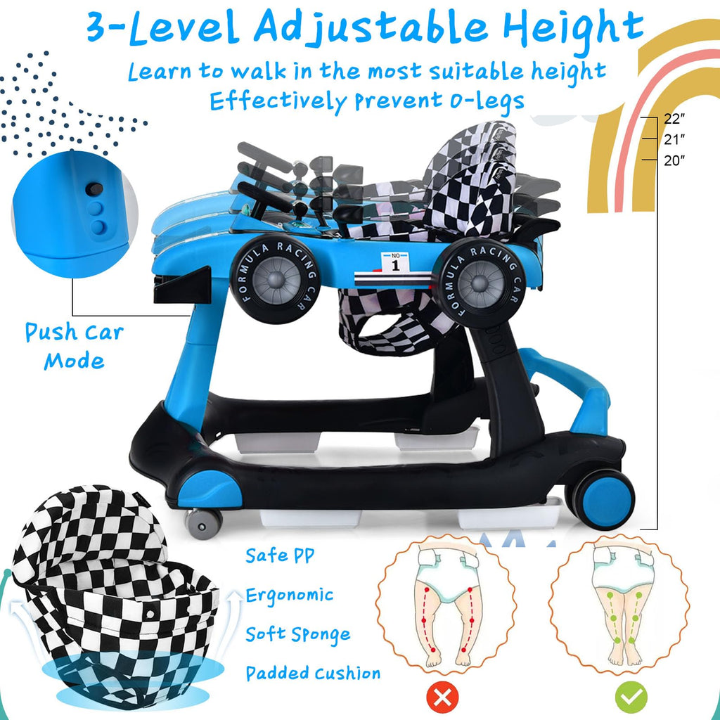 5-in-1 Foldable Baby Walker with Adjustable Height T681