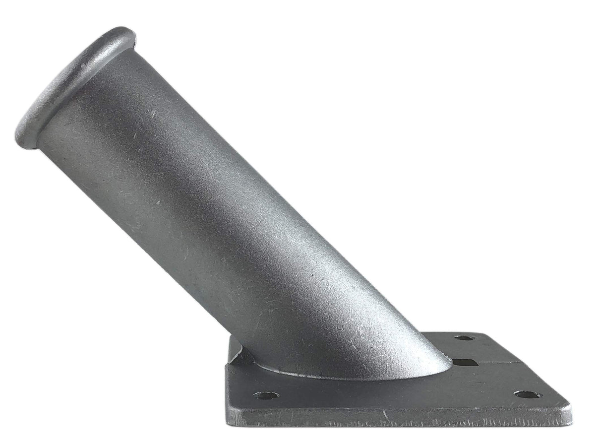 Aluminum Flag Pole Bracket Fits 1.25'' Poles Gray H10504