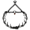 Black Stainless Steel Dog Collar with Quick Release Buckle K16812