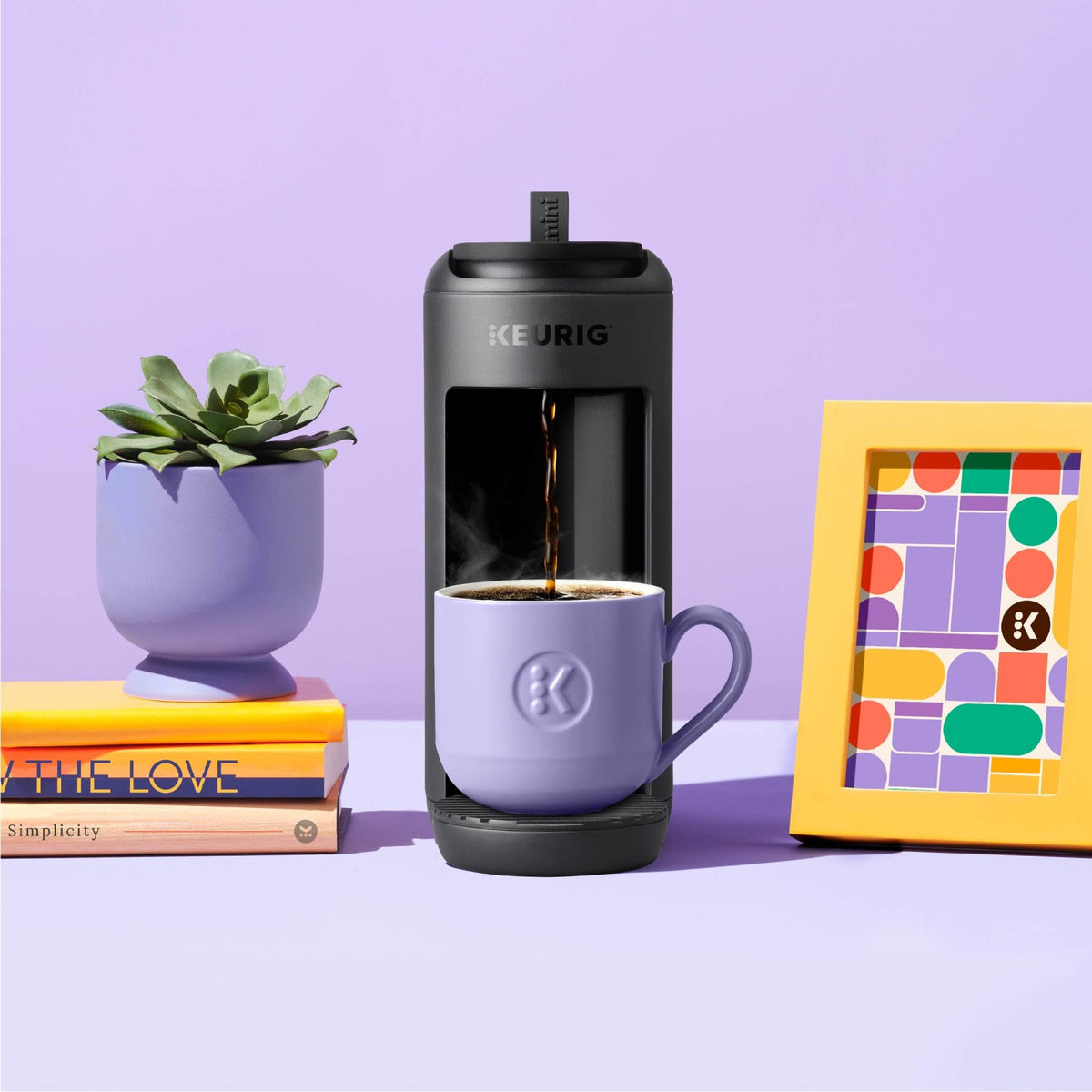 Single Serve K-Cup Pod Coffee Maker, Black Y403034