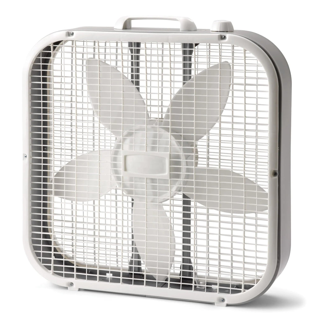 20" Classic Box Fan with 3 Speeds, White O249