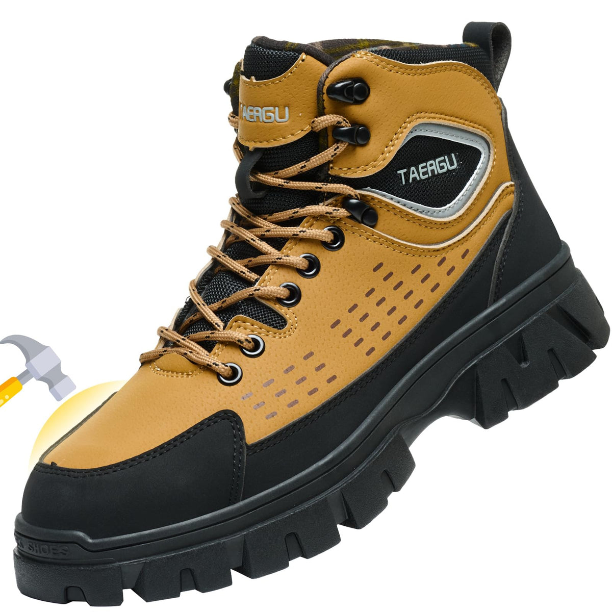 Steel Toe Work Boots 6" Waterproof C8959