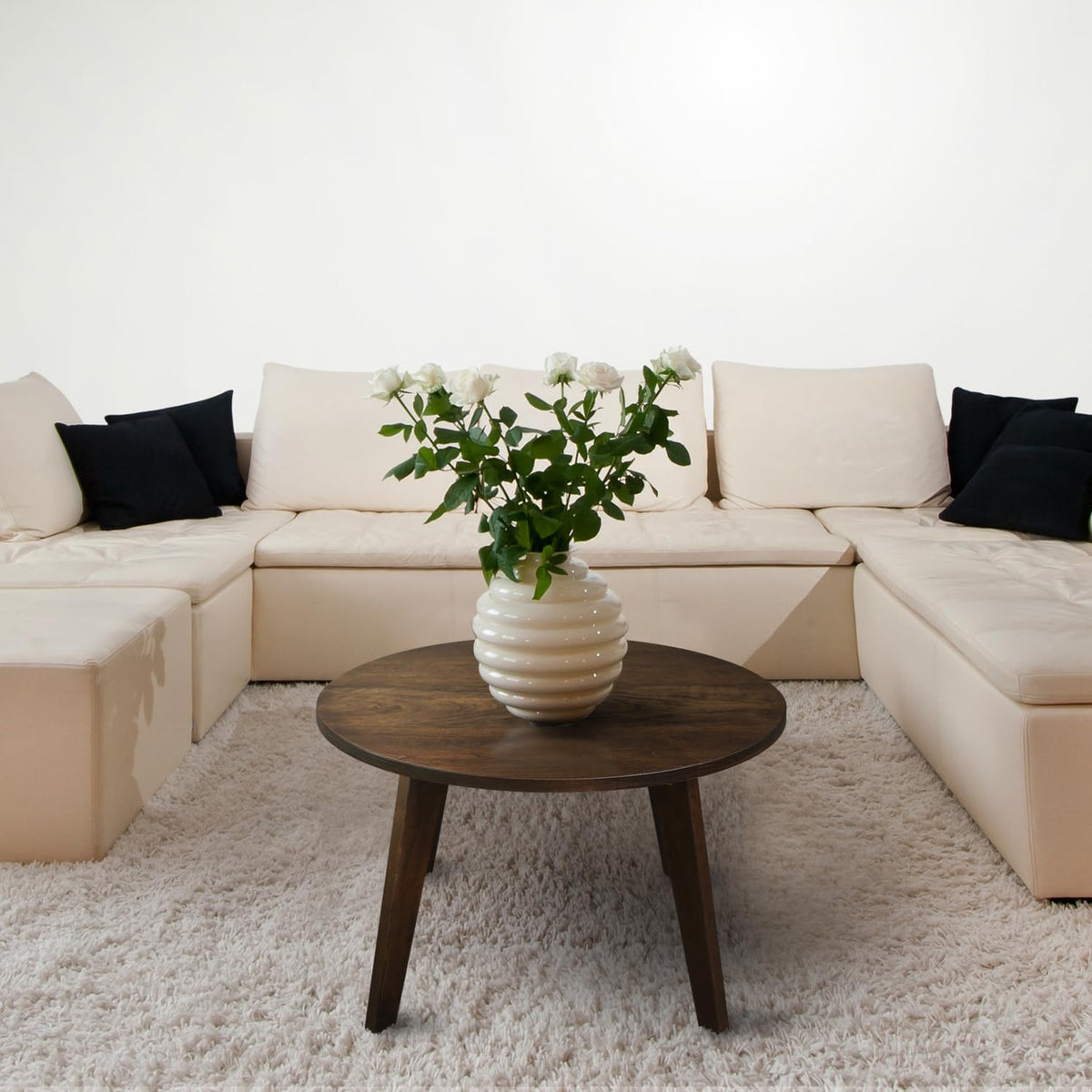 Hardwood Round Coffee Table F94277