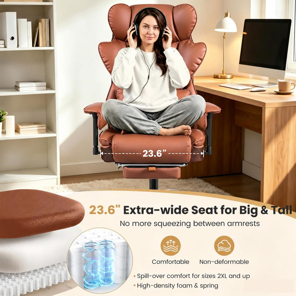 Big and Tall Office Chair 500 lbs PU Leather U15712