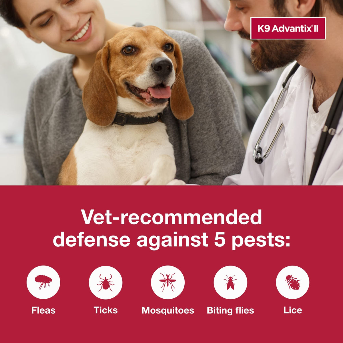 Flea & Tick Topical for Medium Dogs 11–20 lbs., 2ct O256