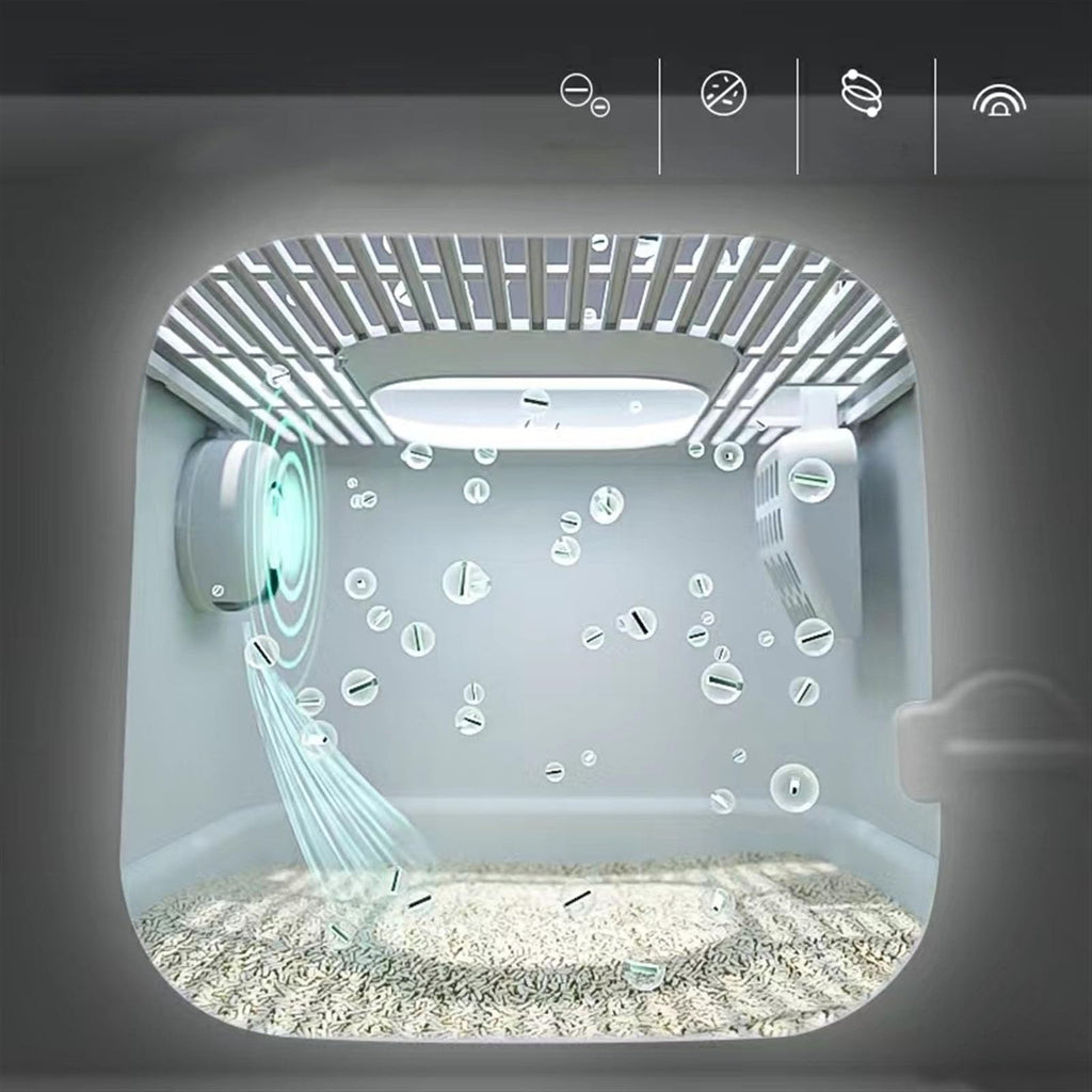Extra Large Fully Enclosed Cat Litter Box with Lid M200075