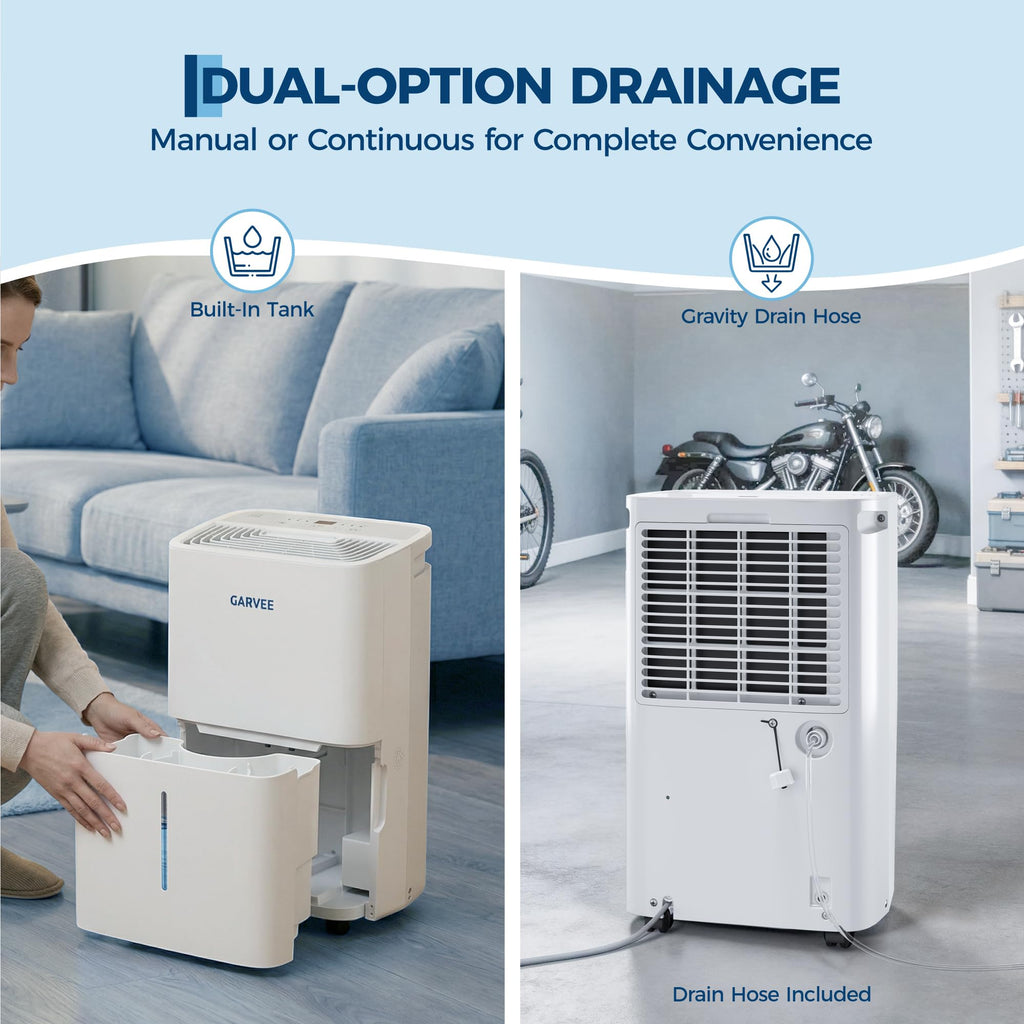 50 Pints Dehumidifier with Auto Defrost, 24H Timer, Auto Shut off U98001
