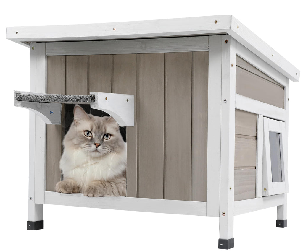 Weatherproof Outdoor Cat House P63101