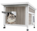 Weatherproof Outdoor Cat House P63101