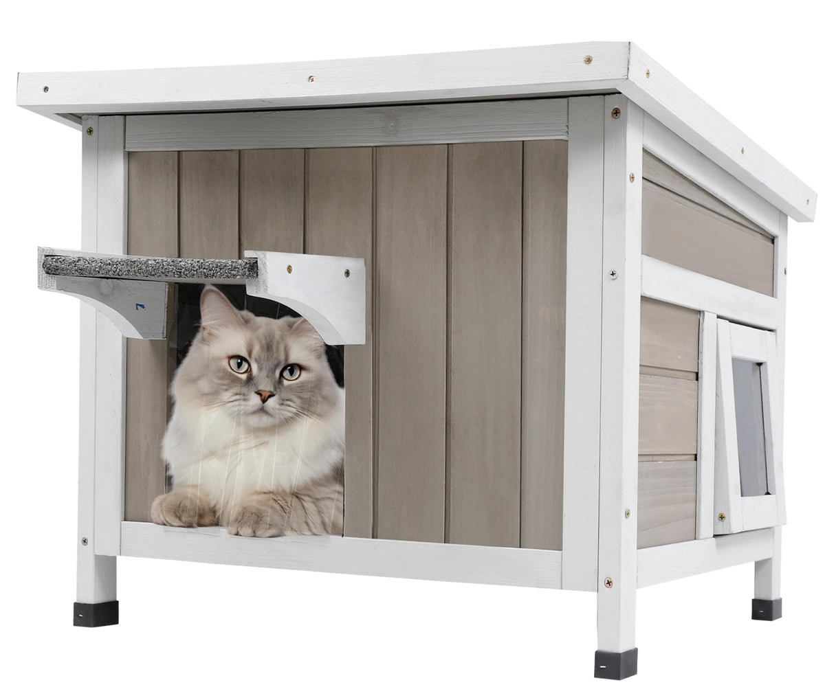 Weatherproof Outdoor Cat House P63101