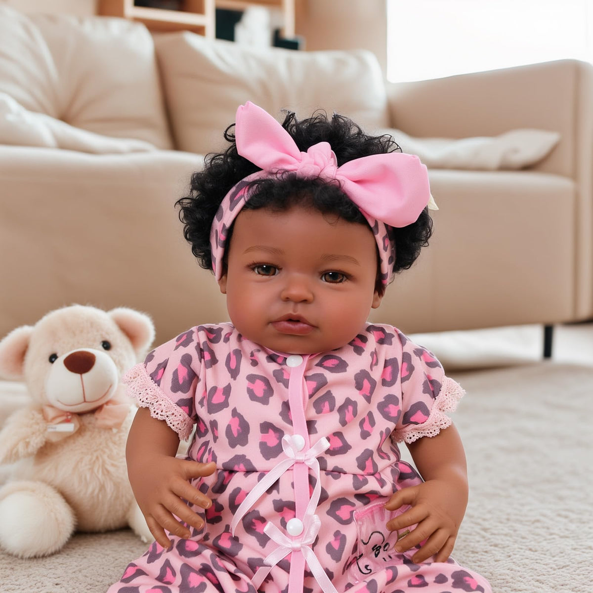 Black 20 Inch Reborn Baby Dolls B214770