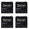 6V 210AH Dual Terminal SLA Replacement Battery 4 Pack A246