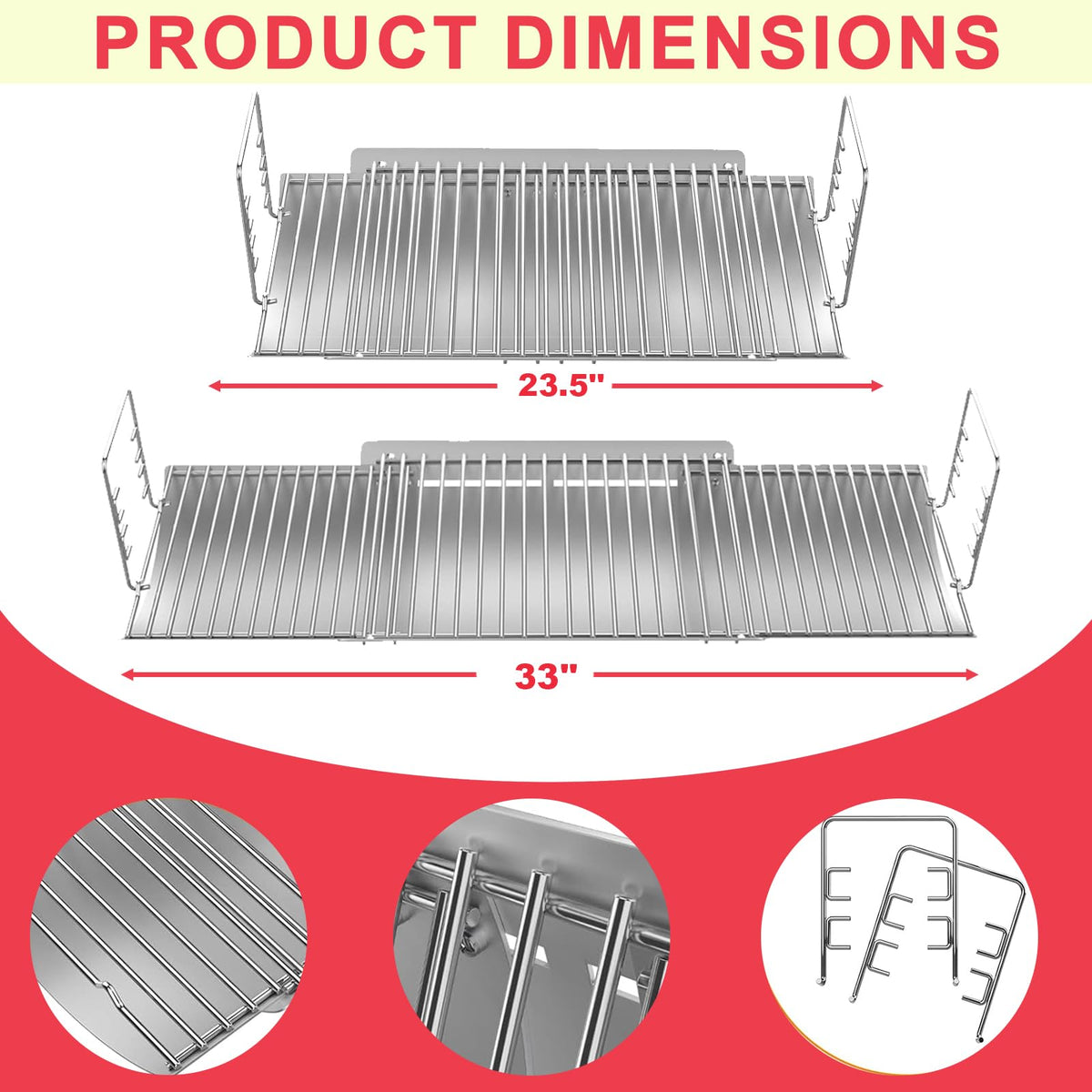 Adjustable Ash Pan for Grills Y10504