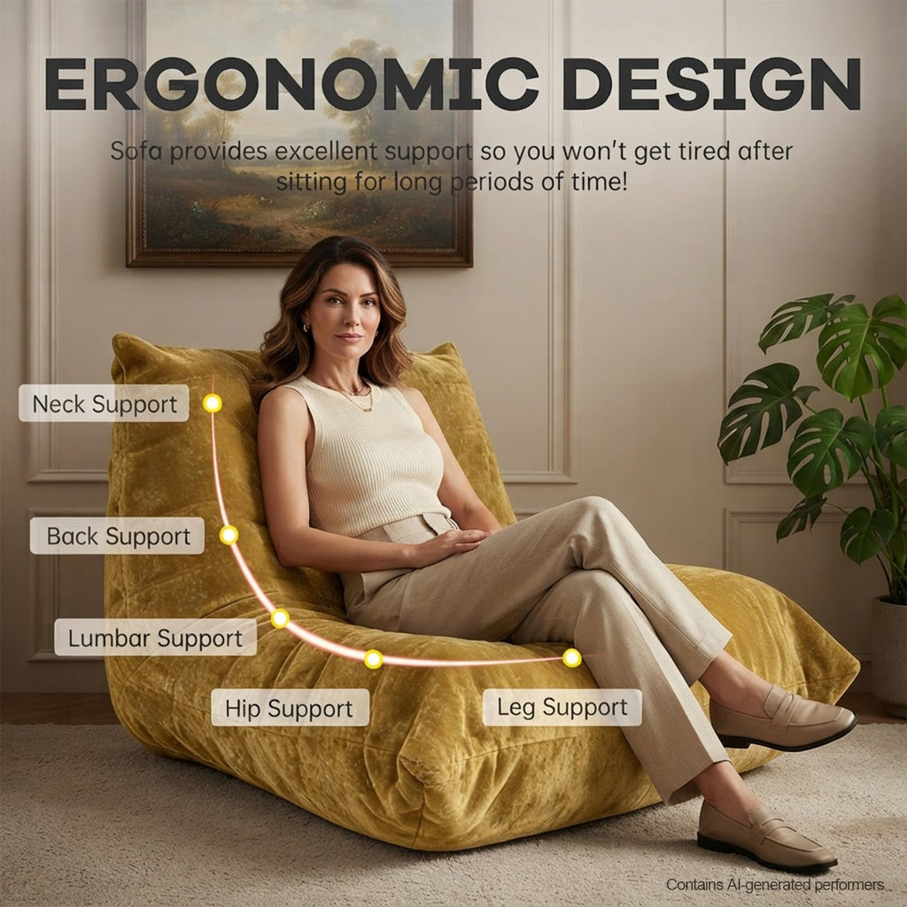 Large Bean Bag Chairs with Filler L742515