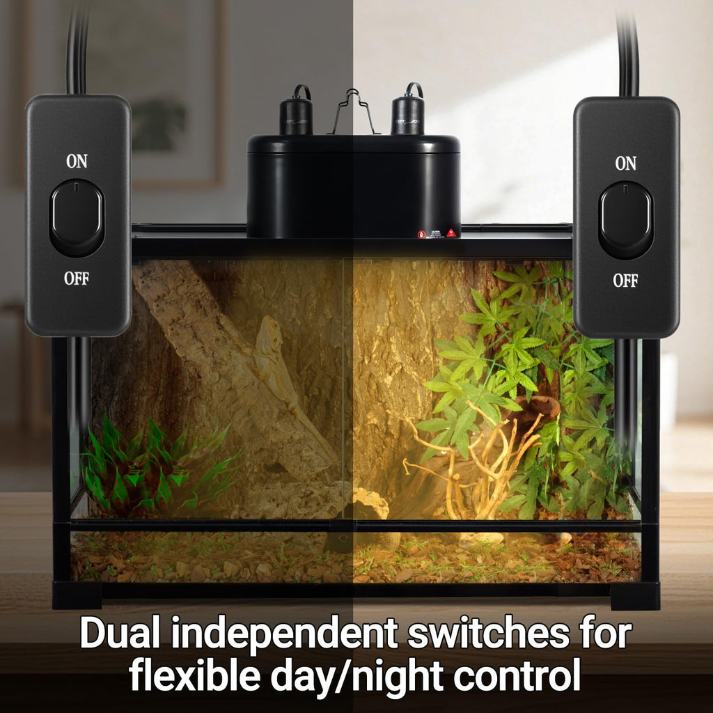 Dual Reptile Light Fixture V647