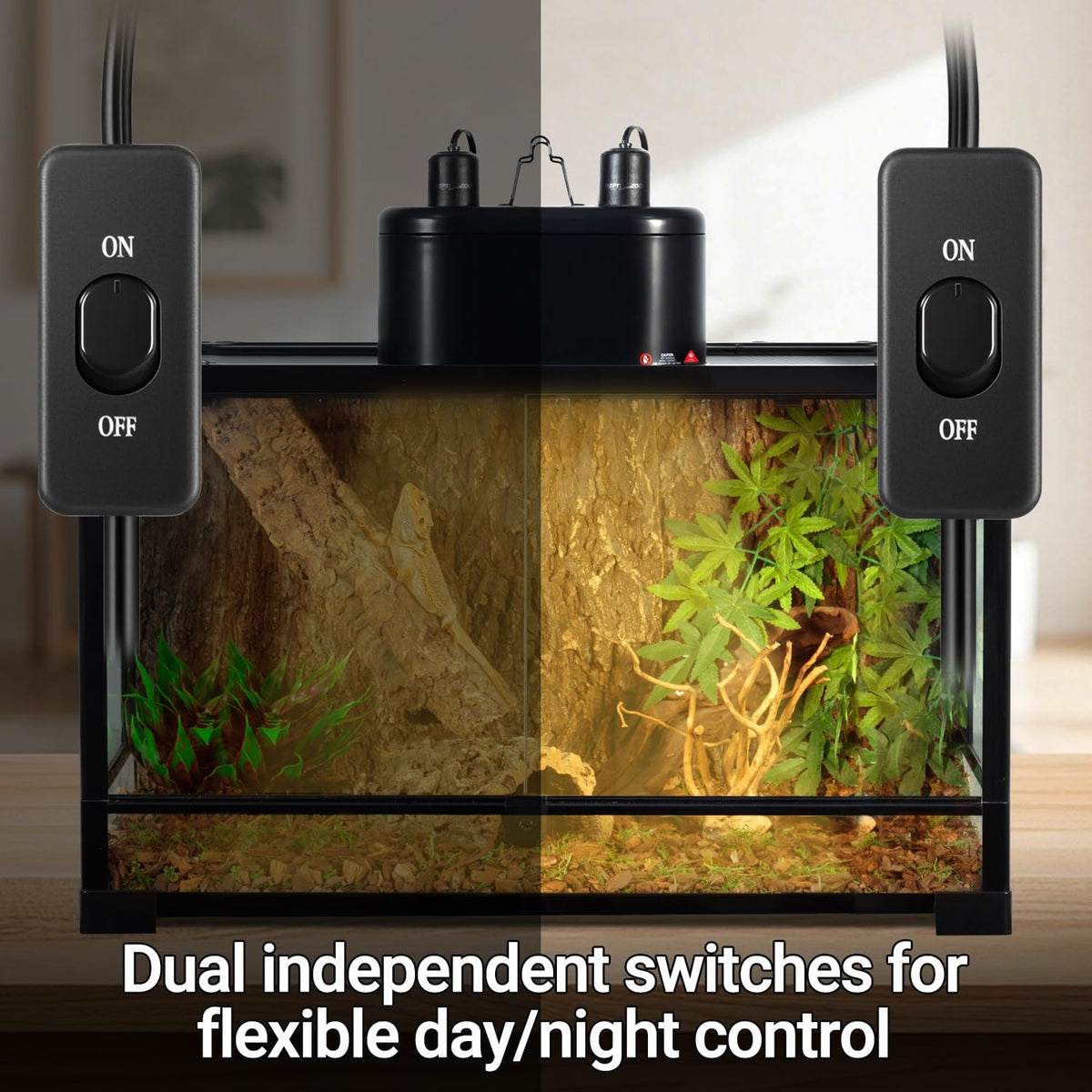 Dual Reptile Light Fixture V647