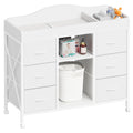 White 6 Drawer Dresser F638