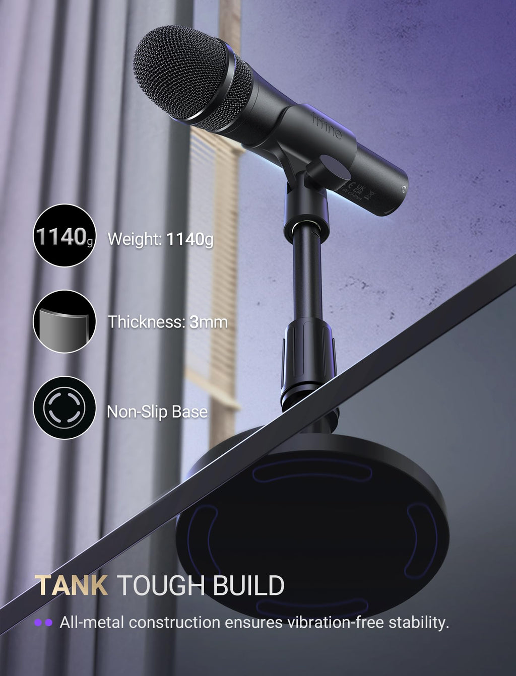 USB/XLR Dynamic Microphone E190114