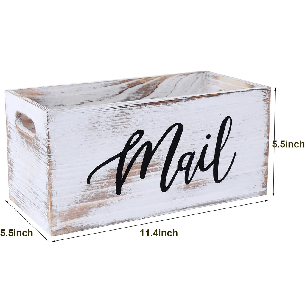 White Mail Organizer J842