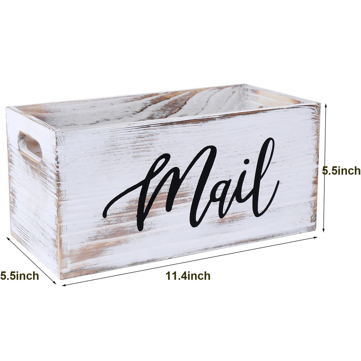 White Mail Organizer J842