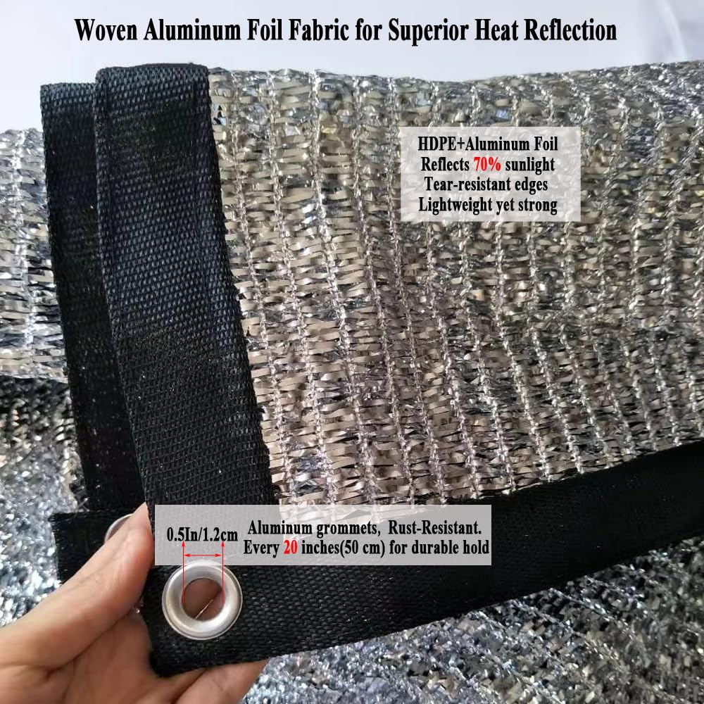 10x25 FT Aluminet Shade Cloth S448