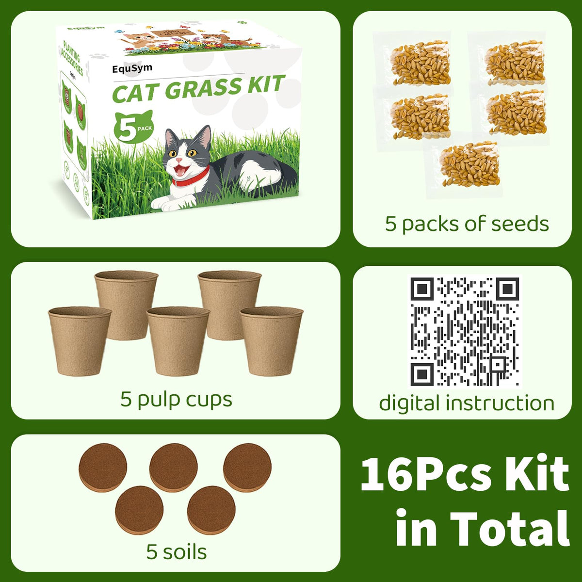 Cat Grass Growing Kit K4996