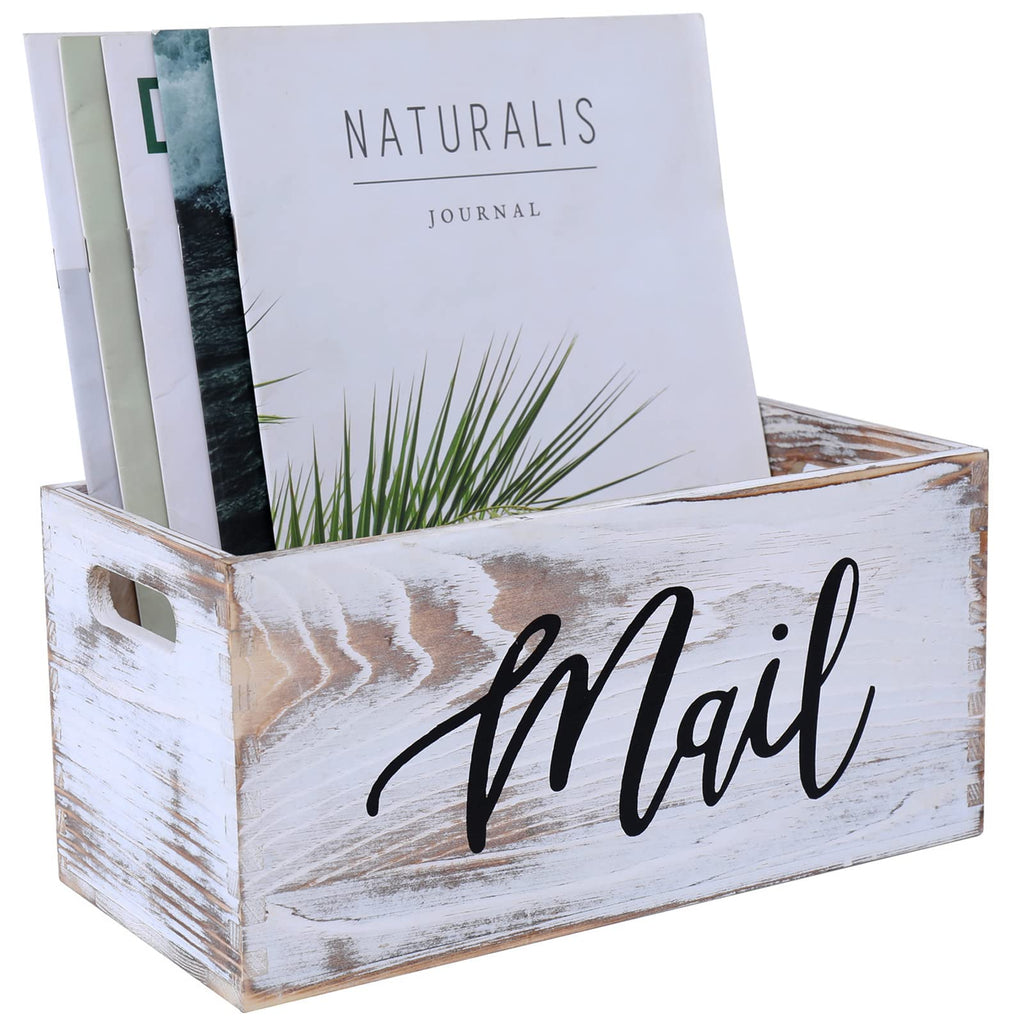 White Mail Organizer J842