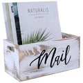 White Mail Organizer J842