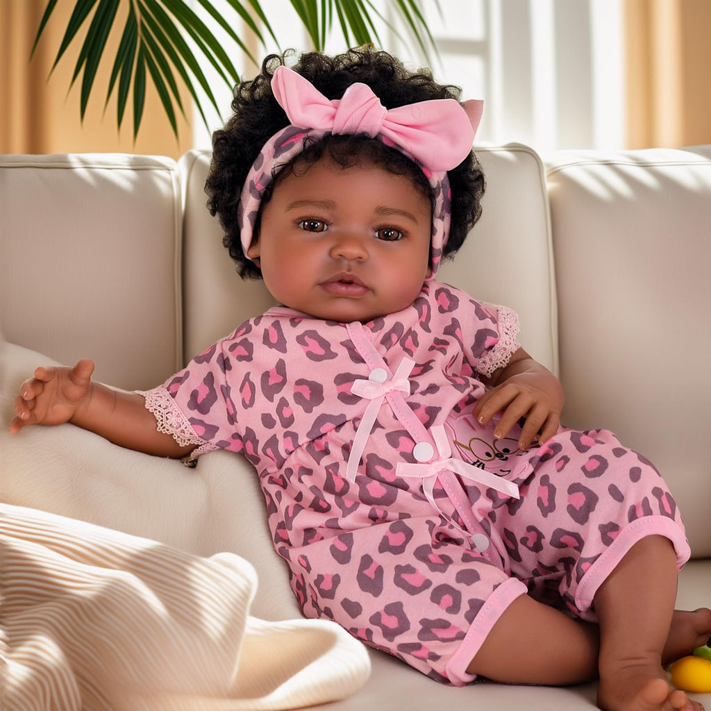 Black 20 Inch Reborn Baby Dolls B214770