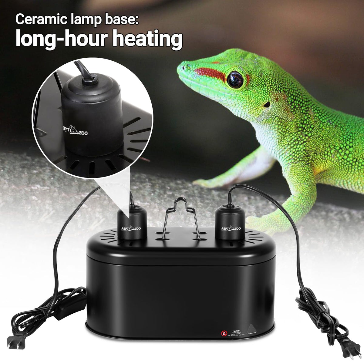 Dual Reptile Light Fixture V647