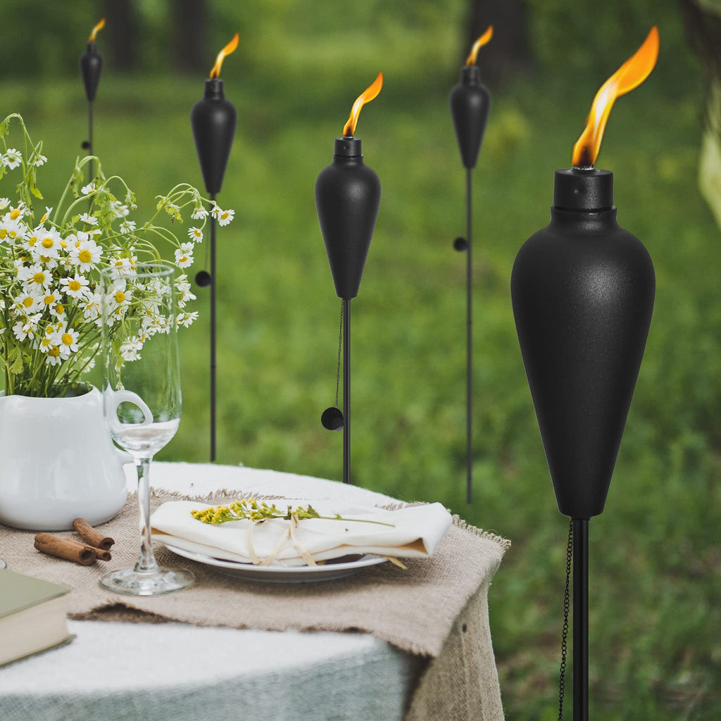 6 Pack Citronella Tiki Torches W12515