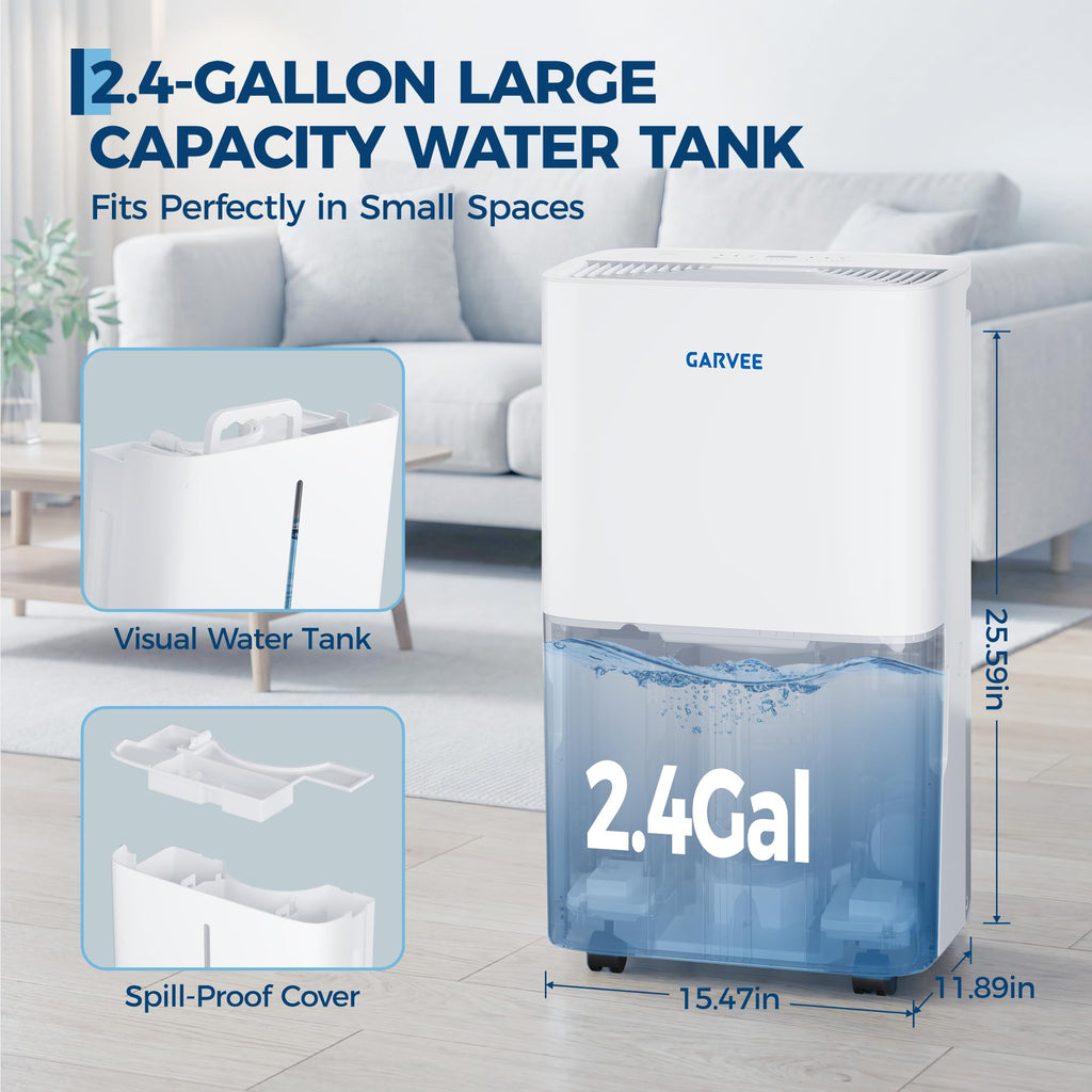 50 Pints Dehumidifier with Auto Defrost, 24H Timer, Auto Shut off U98001