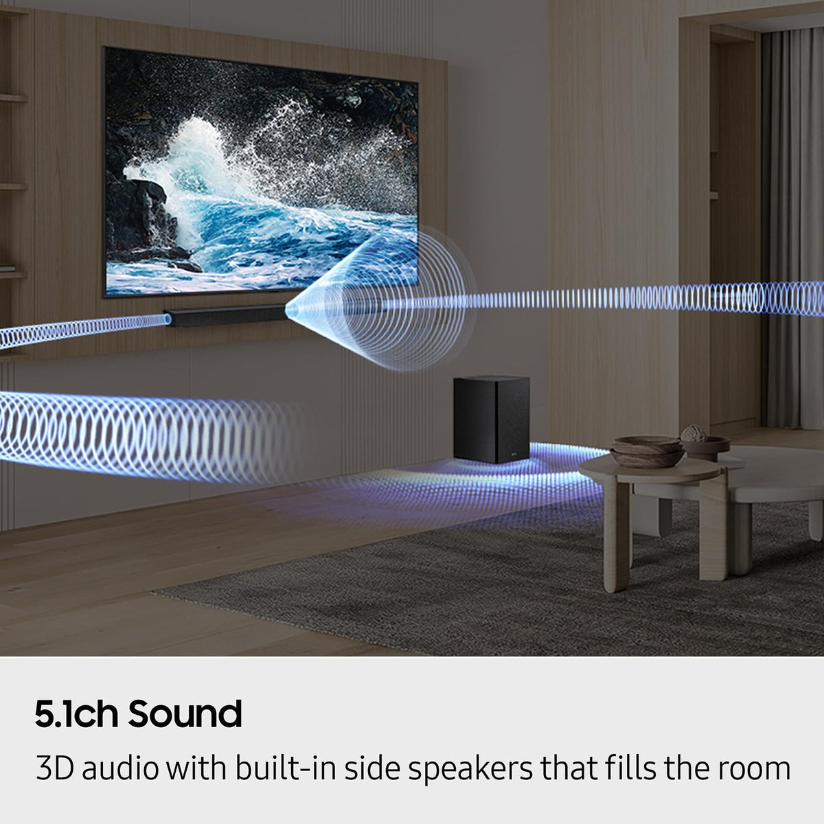 5.1 ch Soundbar with Subwoofer V500