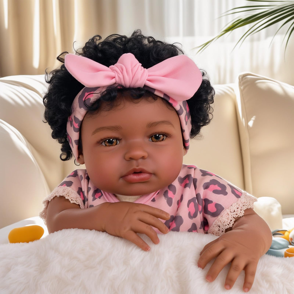 Black 20 Inch Reborn Baby Dolls B214770