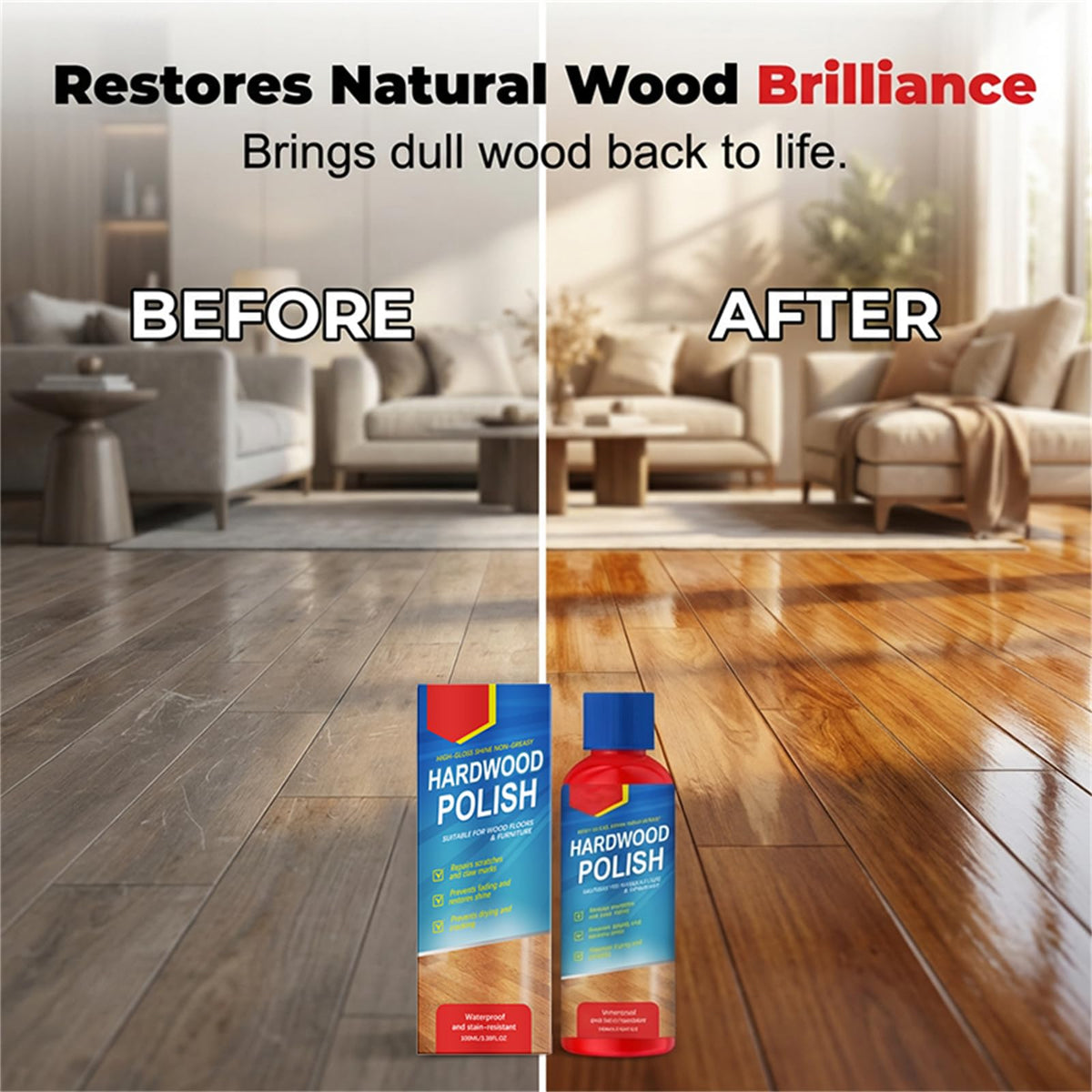 High-Gloss Wood Polish for Floors P748