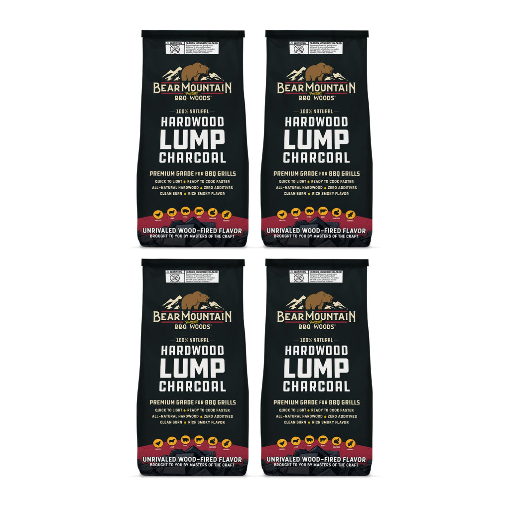 4 Pack Hardwood Lump Charcoal 16 Pounds I143334