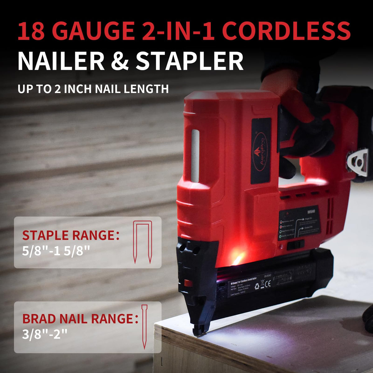18G Cordless Brad Nailer N736056