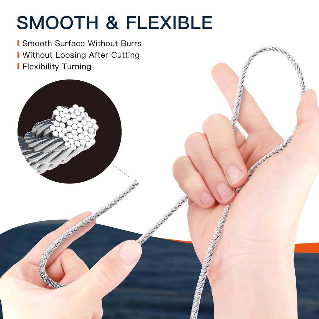 1/8" T316 Stainless Steel Cable R473994