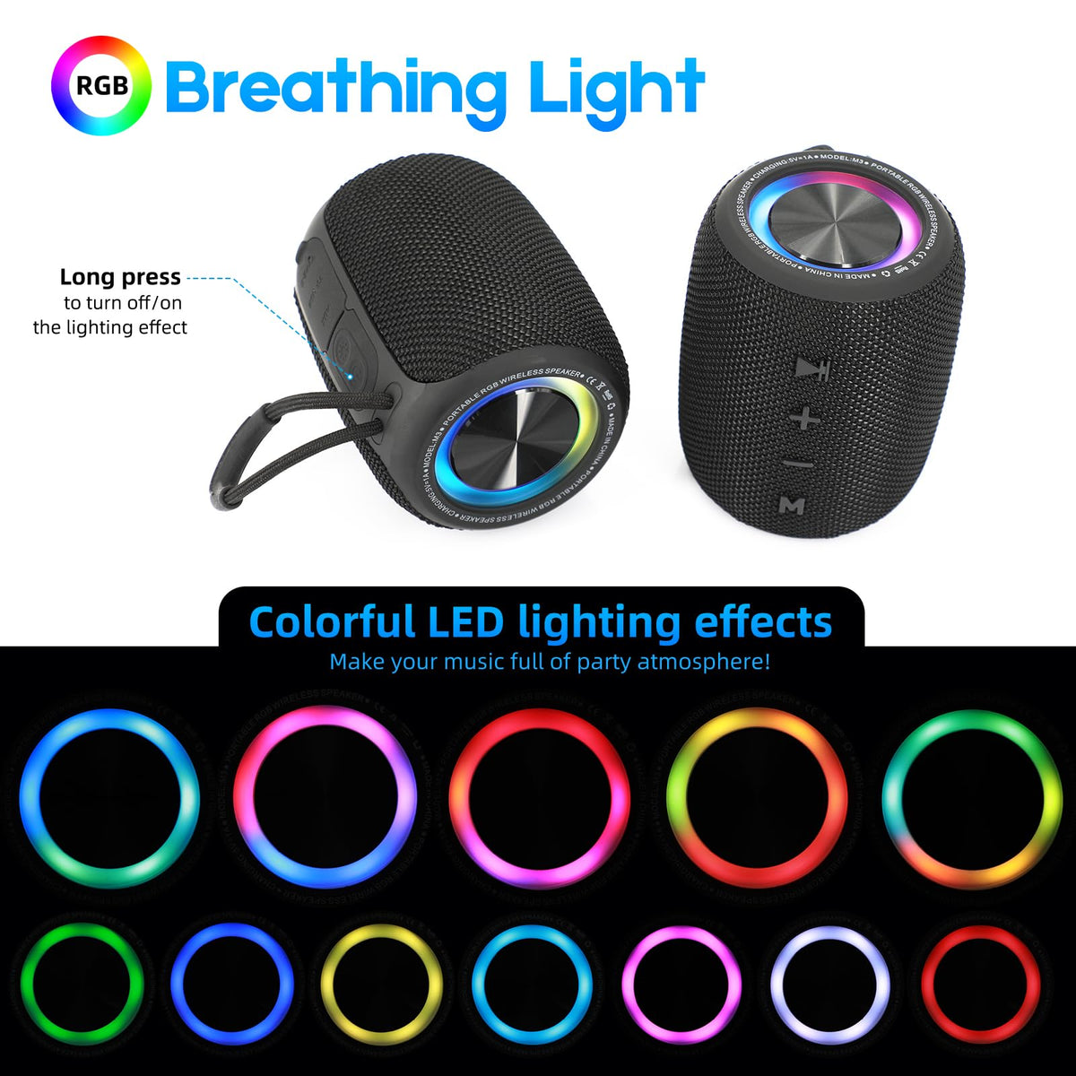 20W IPX6 Waterproof Portable Bluetooth Speaker J60885