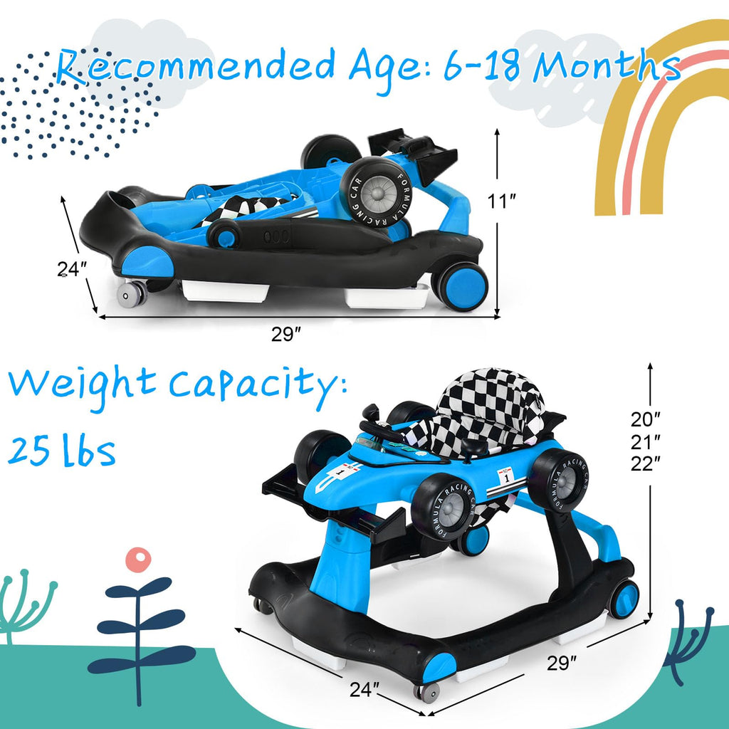 5-in-1 Foldable Baby Walker with Adjustable Height T681