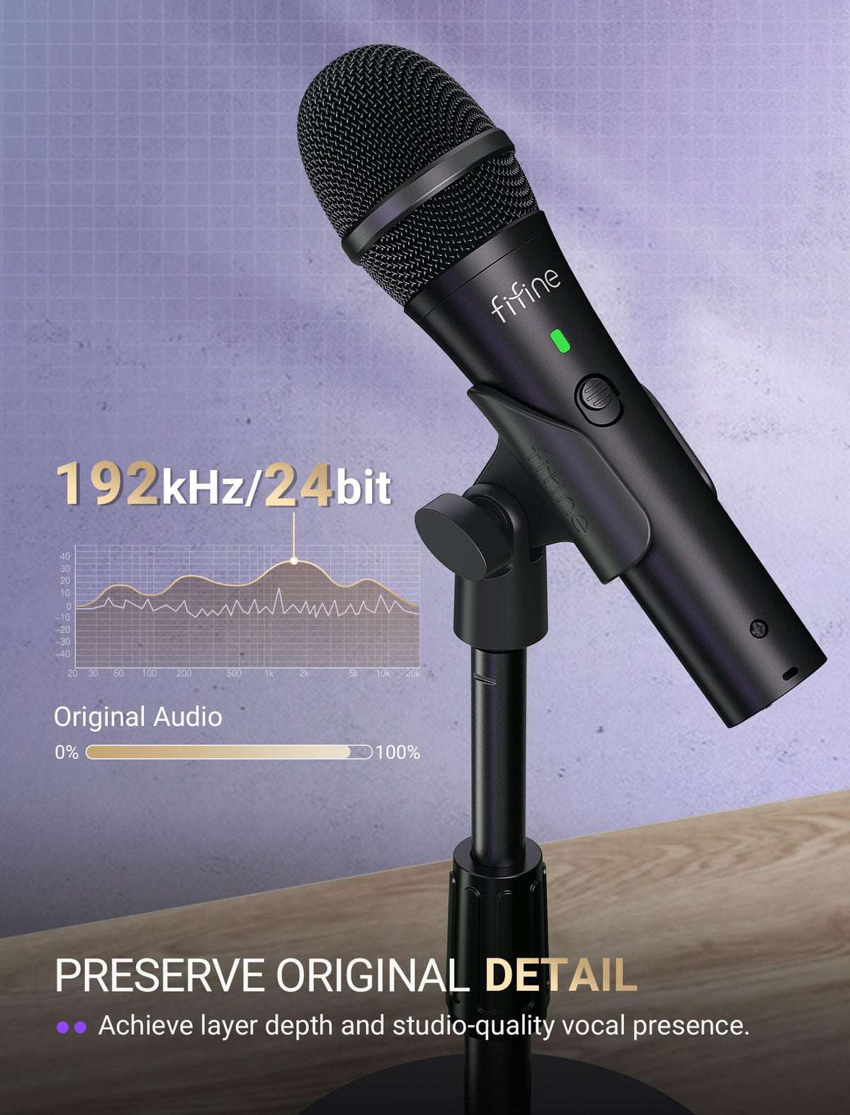 USB/XLR Dynamic Microphone E190114