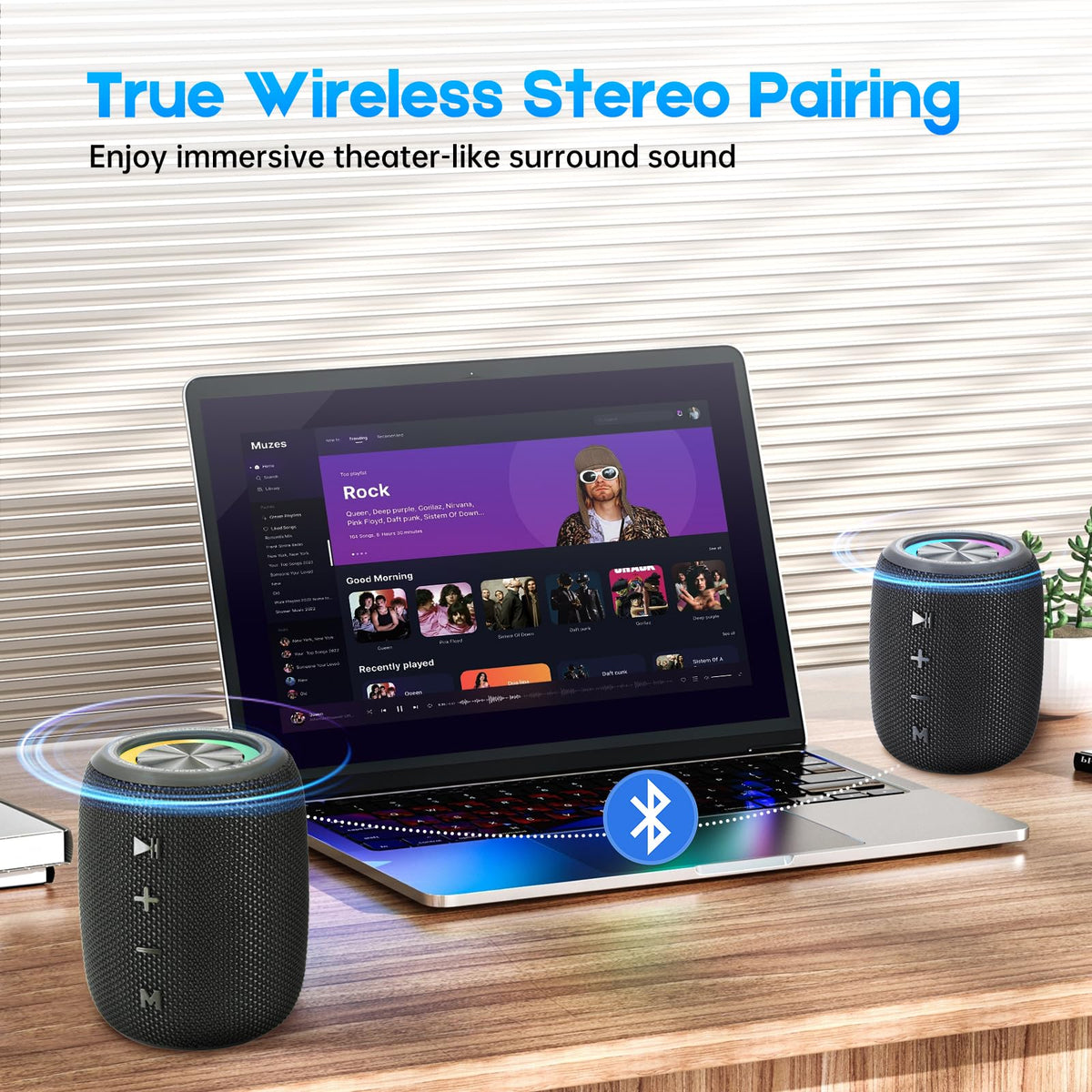 20W IPX6 Waterproof Portable Bluetooth Speaker J60885