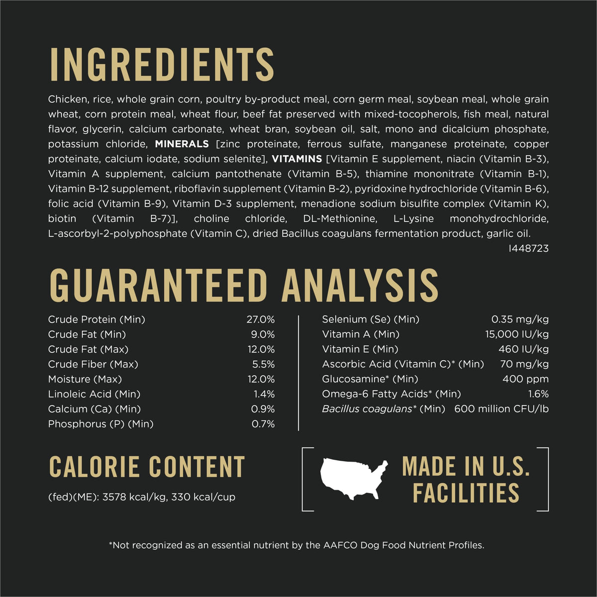 Weight Management Chicken & Rice Dry Dog Food H89122