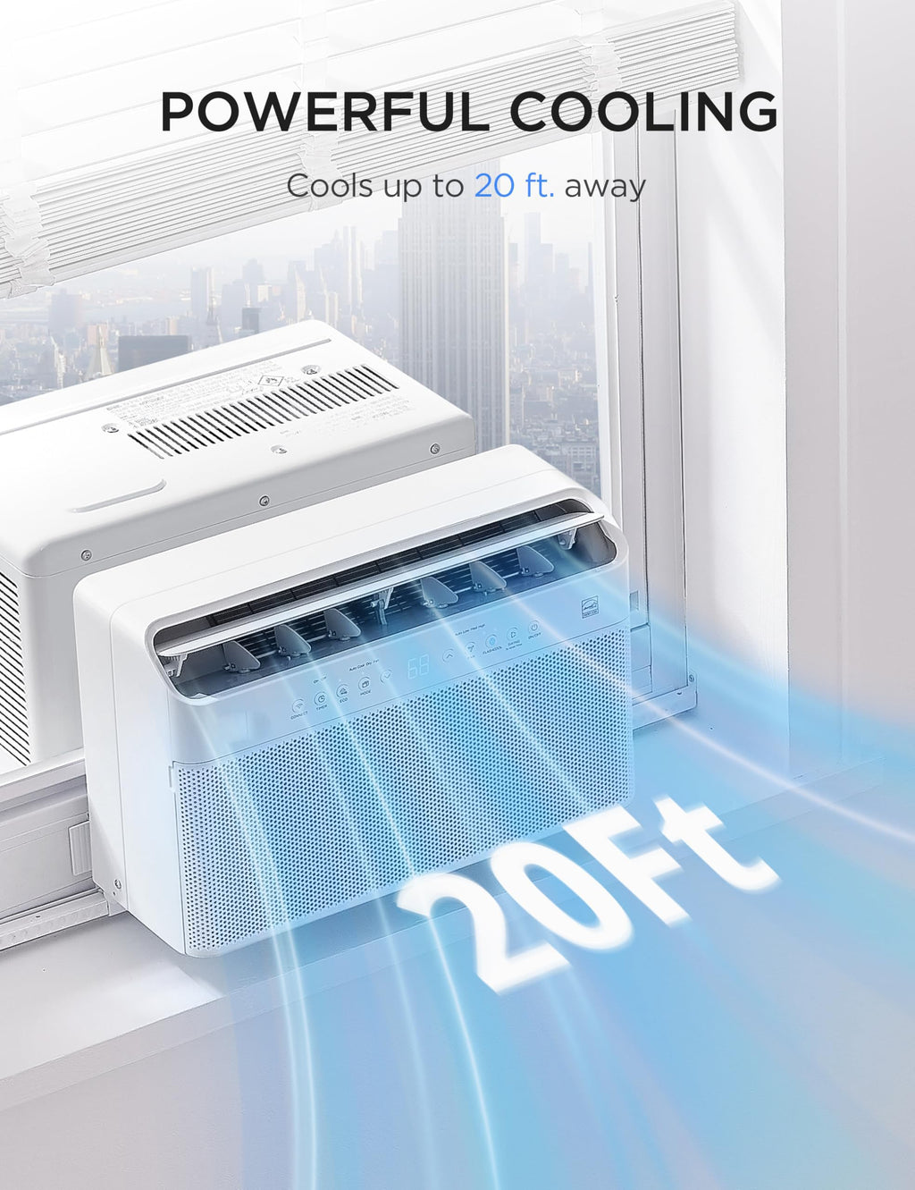U-Shaped Window Air Conditioner J408