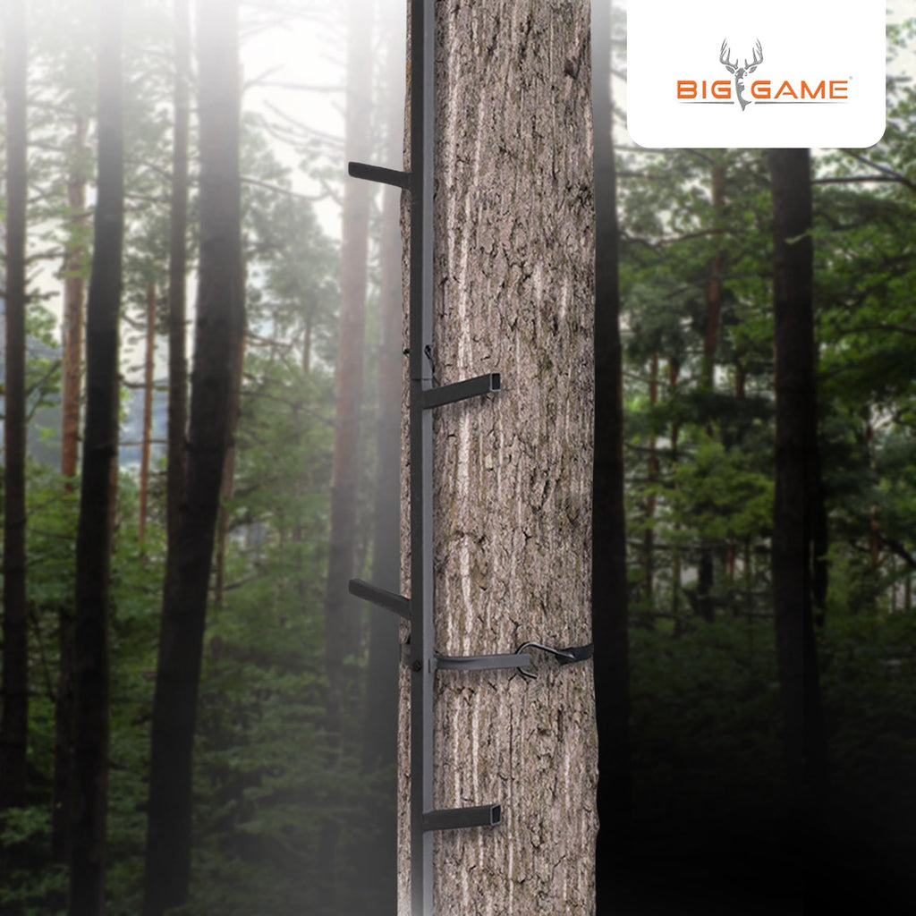 20 Feet Tall Steel Tree Climbing System (2 Pack) T403