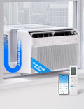 U-Shaped Window Air Conditioner J408